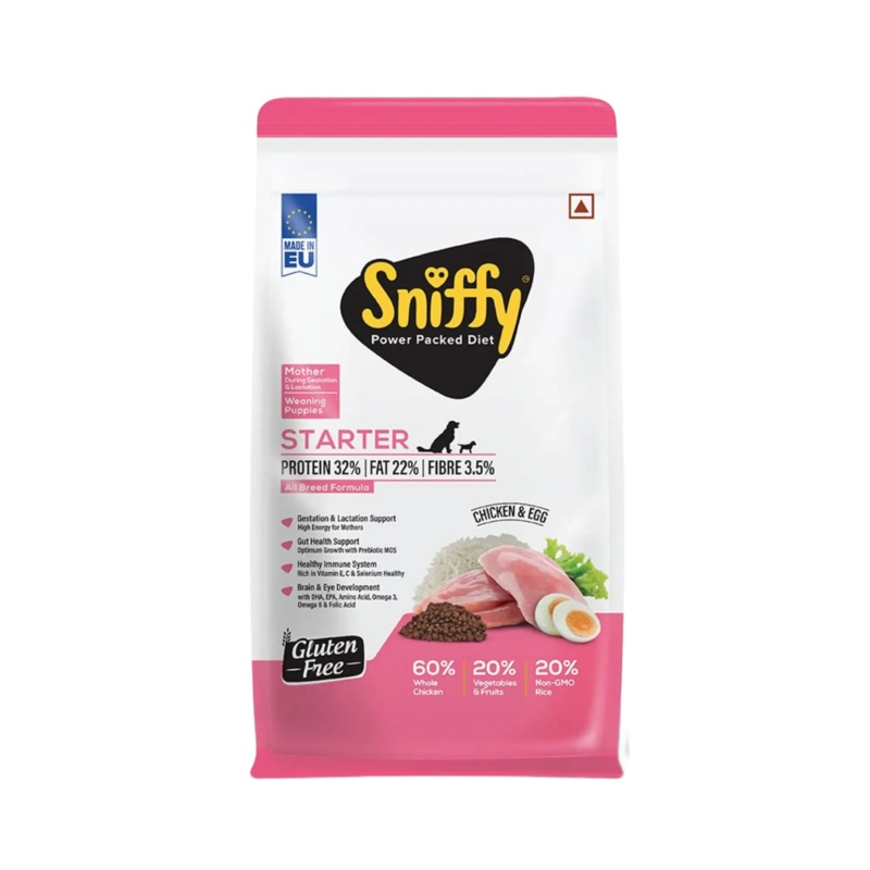 SNIFFY STARTER CHIC & EGG DRY FOOD (M)