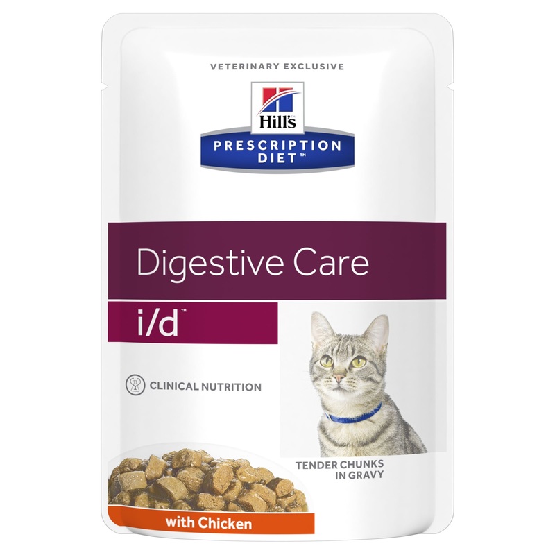 Hills Prescription Diet Cat i/d Digestive Care Chicken Wet Food Pouch 85g