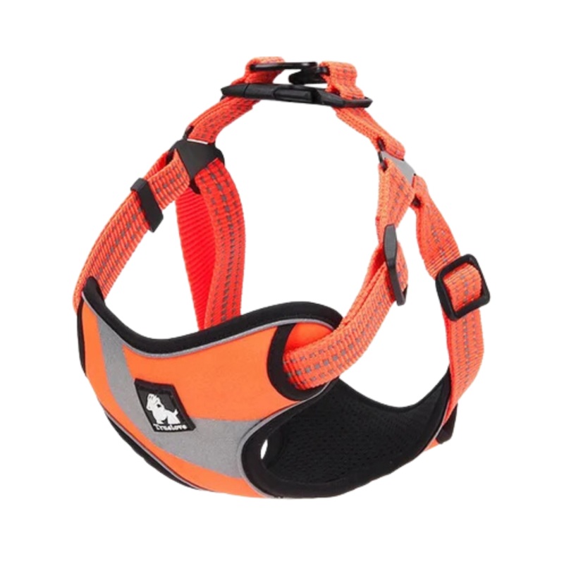 TRUELOVE STEP IN HARNESS WITH 3M ORANGE (M)