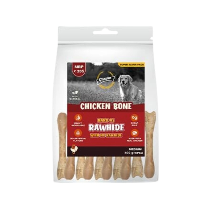 Gnawlers Chicken Bone 4Inch (L)