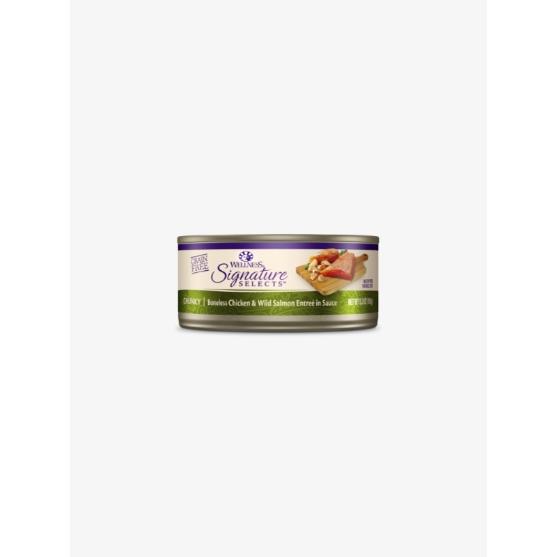 Wellness CORE Signature Selects Canned Cat Food Chunky Chicken & Salmon 5.3oz