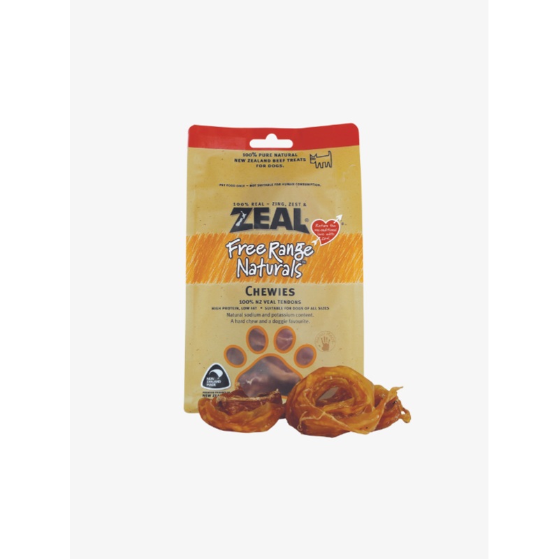 Zeal Free Range Naturals Veal Chewies Dog Treats (125g)