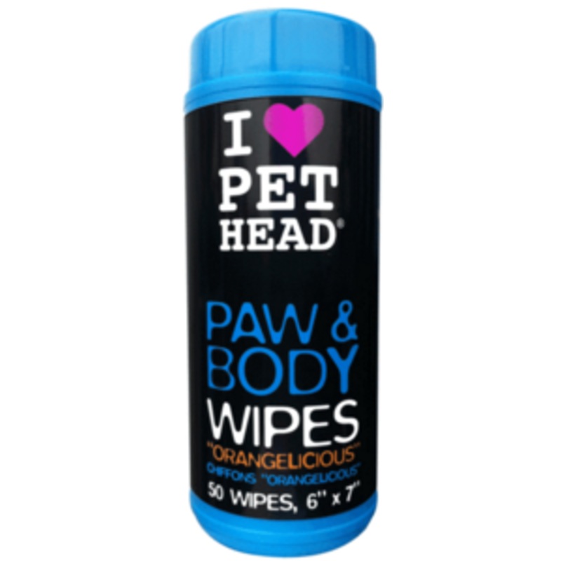 PAW & BODY WIPES 50pcs ORANGELICIOUS