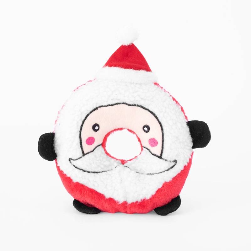 Zippypaws Holiday Donutz Buddies – Santa