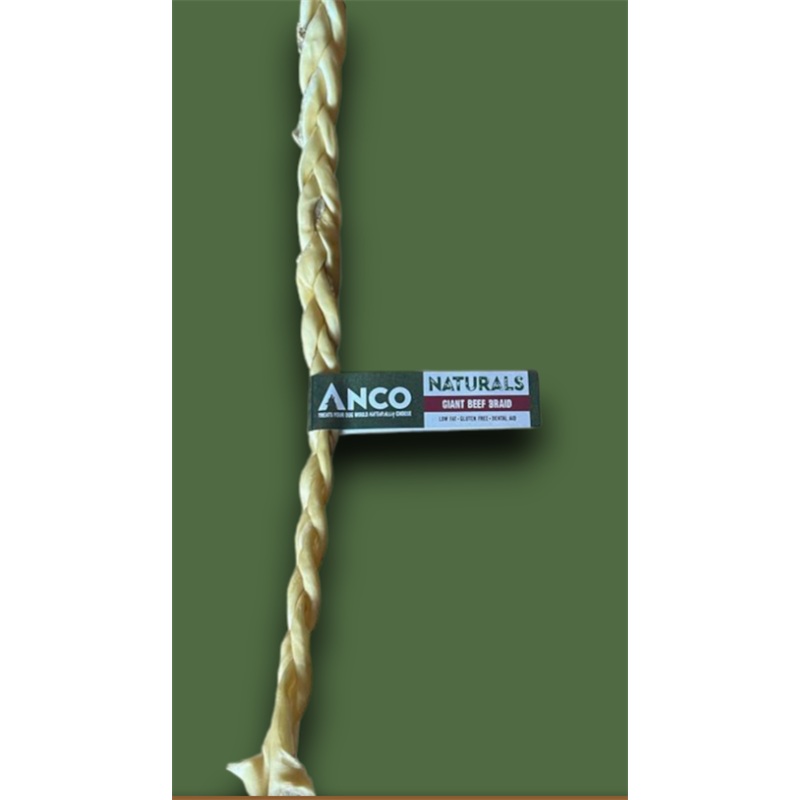 Anco Naturals Giant Beef Braid