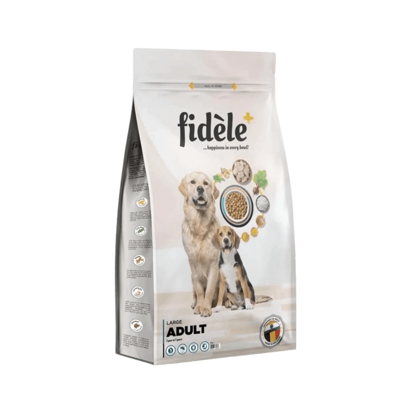 FIDELE PLUS ADULT LARGE DRY FOOD (S)
