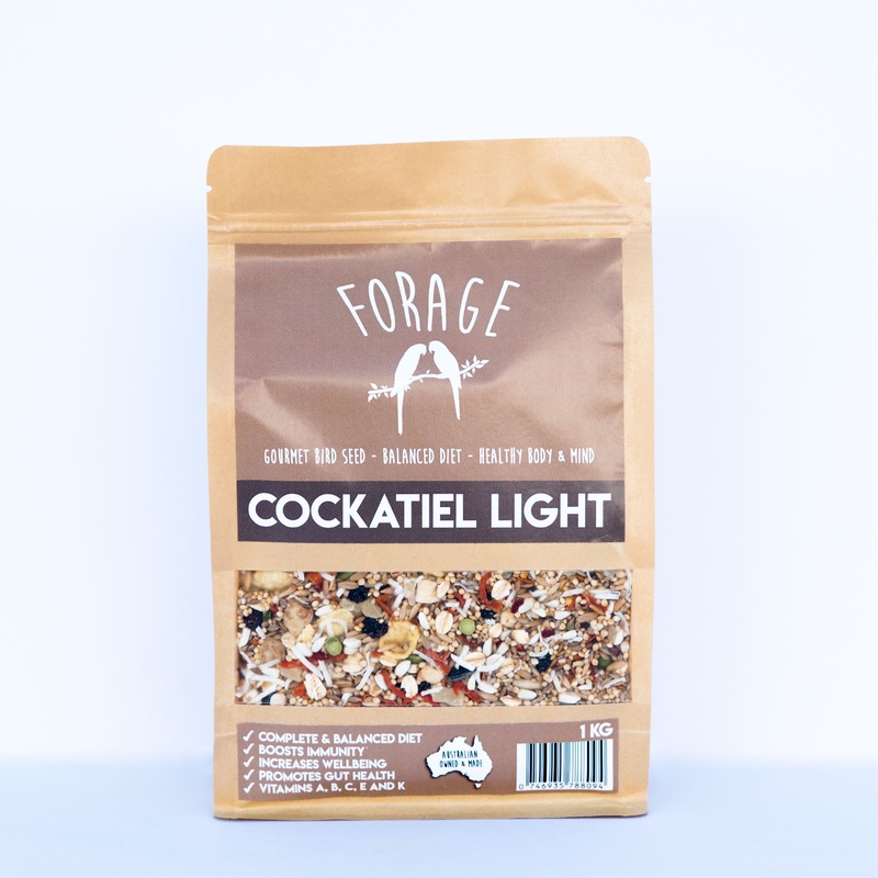 Forage Cockatiel Light Gourmet Bird Seed 1kg***
