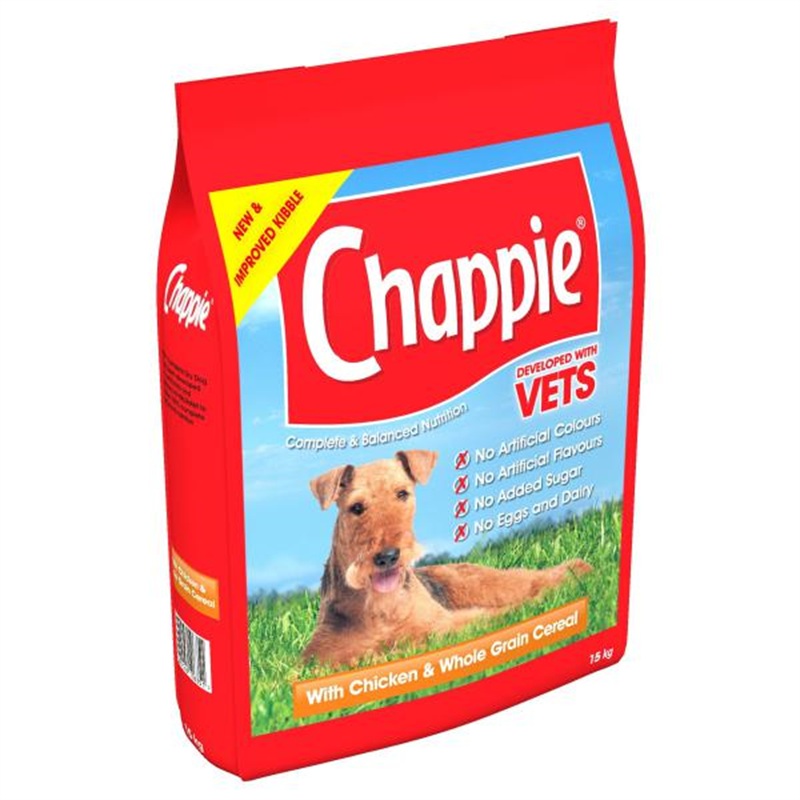 CHAPPIE Dog Complete Dry with Chicken and Wholegrain Cereal 15kg