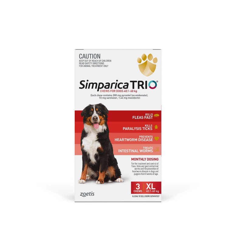 Simparica Trio X Large Dog 40.1-60kg