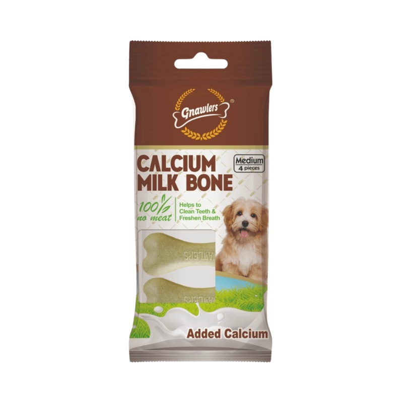 GNAWLERS MEDIUM CALCIUM MILK BONE (S)