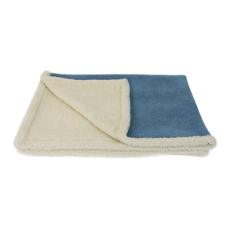 Sherpa Pet Blanket Denim Blue X-LARGE
