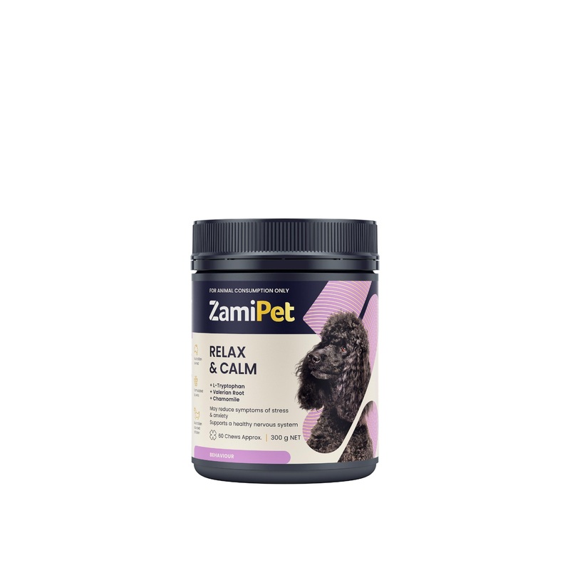 ZamiPet Relax and Calm Chews for Dogs 300g 60 Pack ^._.^