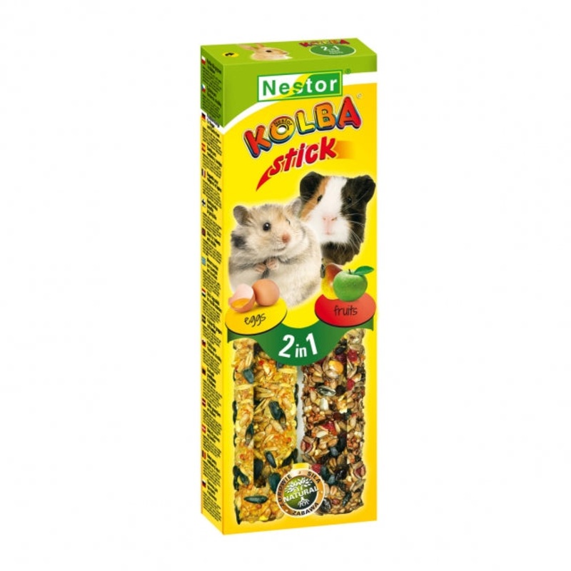 2x RODENT STICKS 2 IN 1 EGG / FRUIT