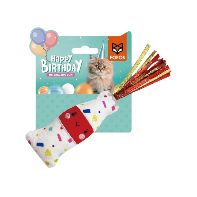 FOFOS BIRTHDAY DRINK CAT TOY