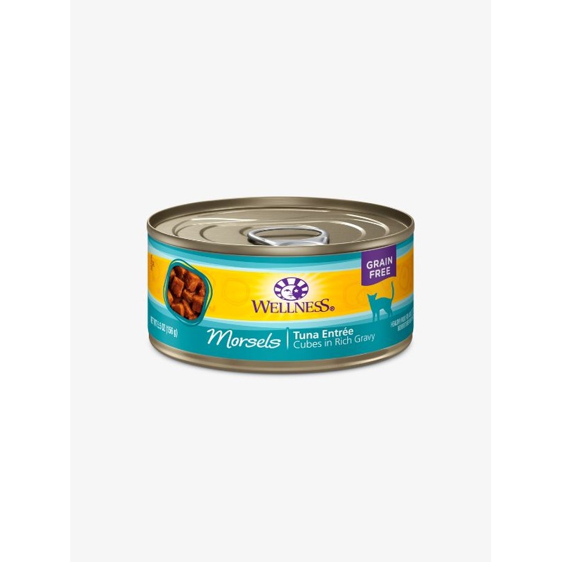 Wellness Complete Health Morsels Tuna Entree Canned Cat Food [Weight : 5.5 oz]