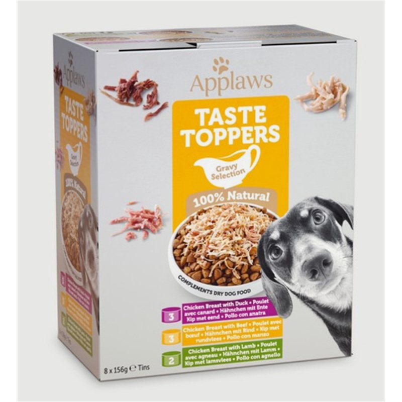 Applaws Dog Toppers In Gravy 8pk