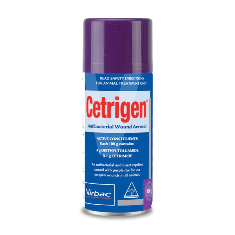 Cetrigen Antibacterial Wound Spray 100g