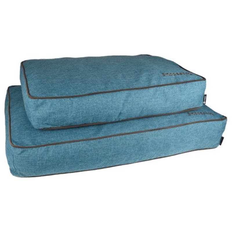 CUSHION SNOOZBAY RECTANGLE TURQUOISE + ZIPPER