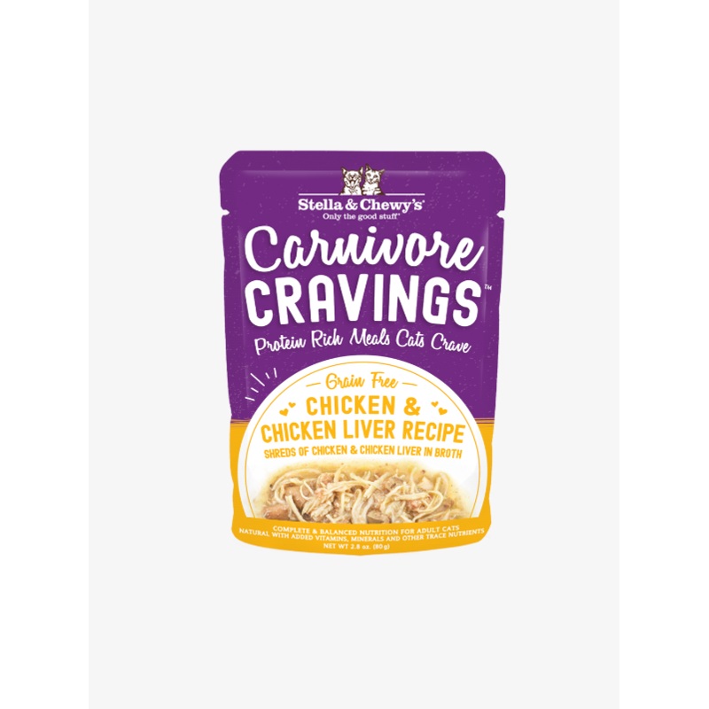 Stella & Chewys Carnivore Cravings Pouch Chicken & Chicken Liver 2.8 oz