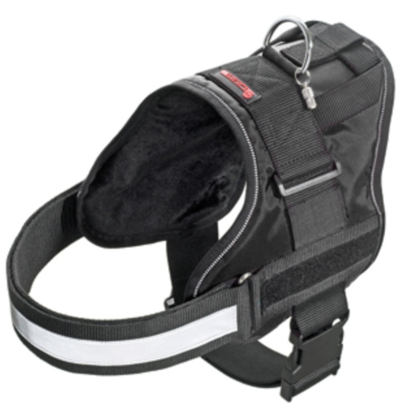 TITAN DOG HARNESS BLACK|MINI|SMALL|MEDIUM|LARGE|XLLARGE|BLACK