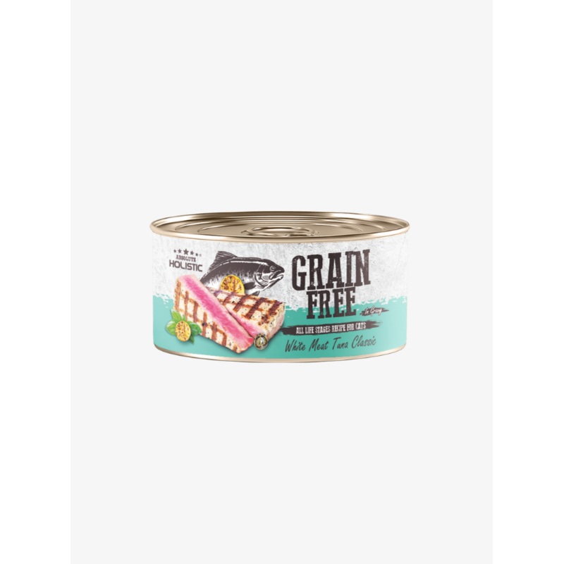 Absolute Holistic Grain Free Wet Cat Food (White Meat Tuna Classic) 80g x 24 cans