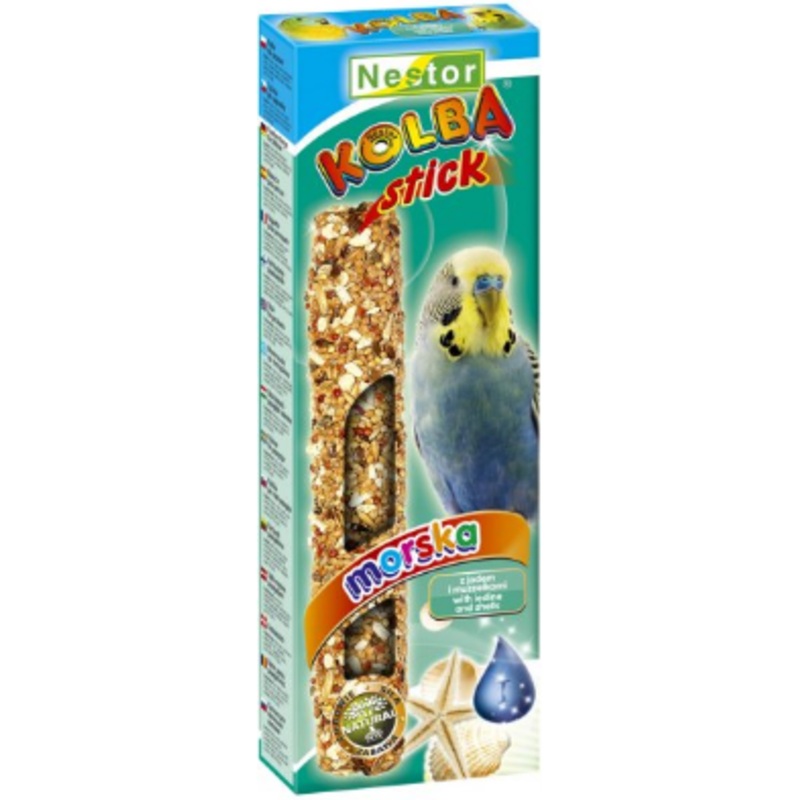 BUDGIE STICKS x2   IODINE & SHELLS