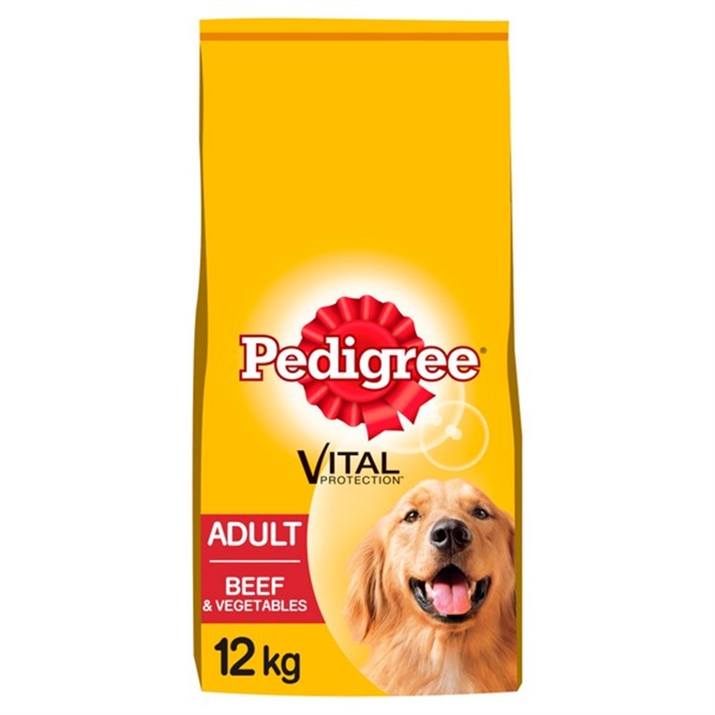PEDIGREE Dog Complete Dry with Beef and Vegetable 12kg