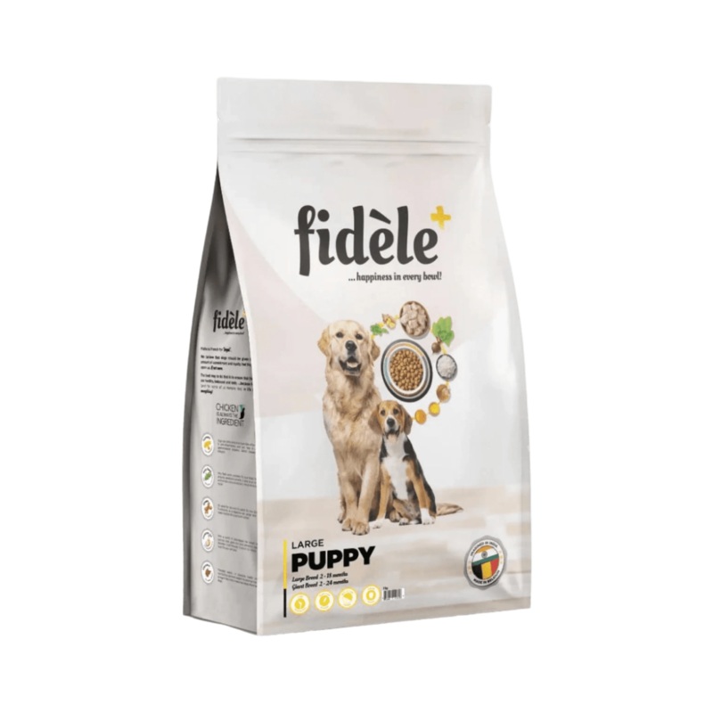 FIDELE PLUS PUPPY LARGE DRY FOOD (M)