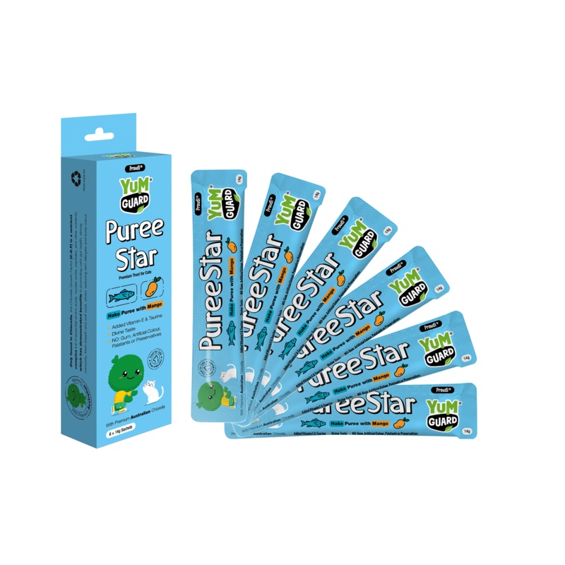 Yumguard Puree Star – Hake with Mango 14g x 6