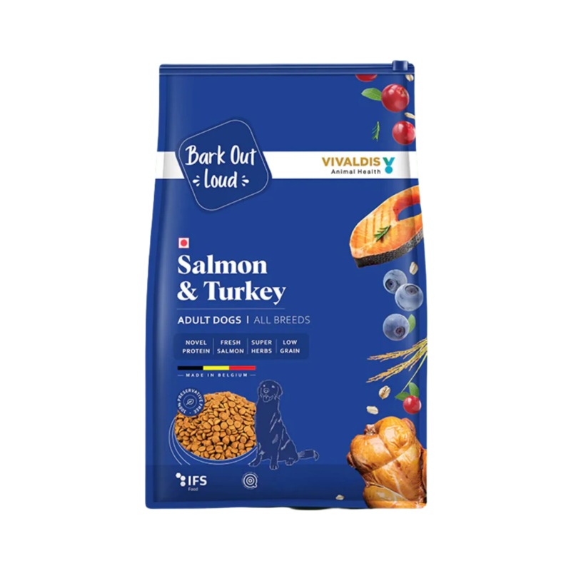 VIVALDIS SALMON & TURKEY ADULT DRY FOOD (S)
