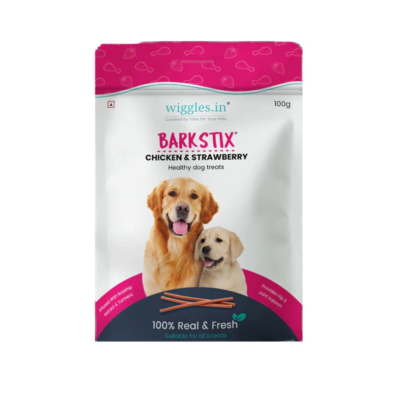WIGGLES BARKSTIX CHI & STRAWBERRY
